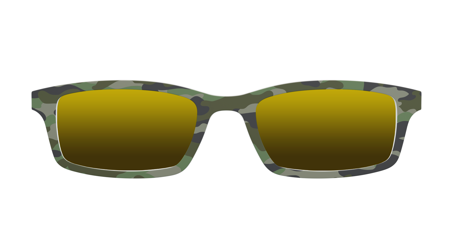 The Polarized Classic Camo Sun Top - Front Top Image - Pair Eyewear