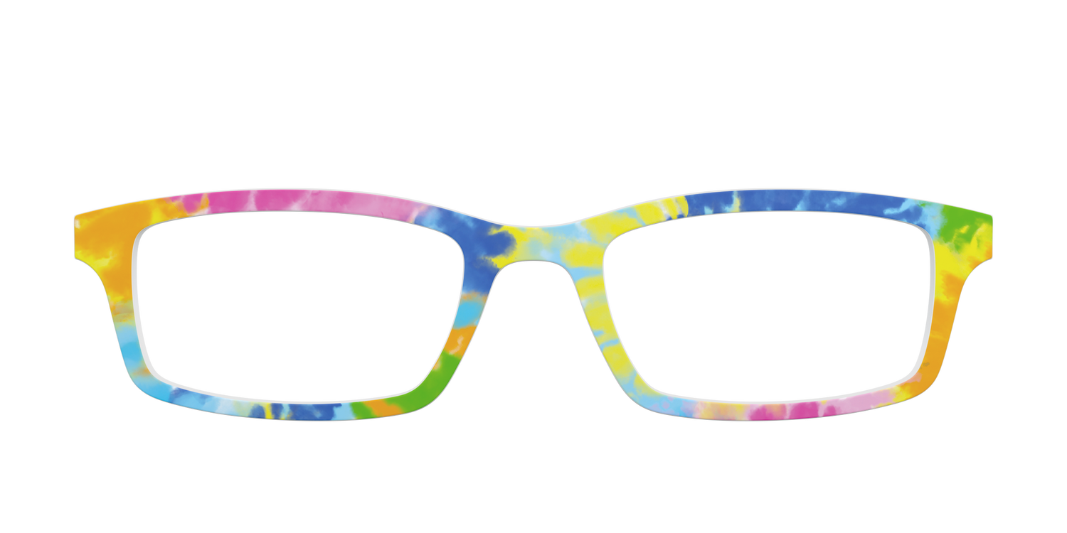 The Rainbow Tie-Dye - Front Top Image - Pair Eyewear