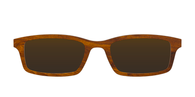 The Polarized Woodgrain Sun Top - Front Top Thumbnail - Pair Eyewear