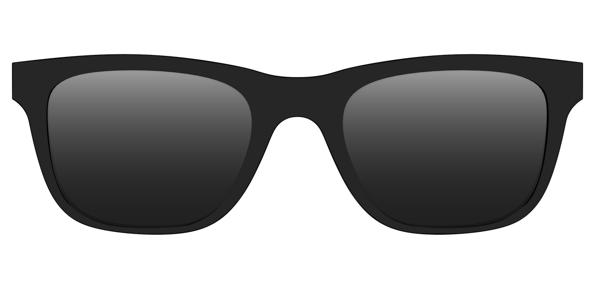The Polarized Black Sun Top - Front Top Image - Pair Eyewear
