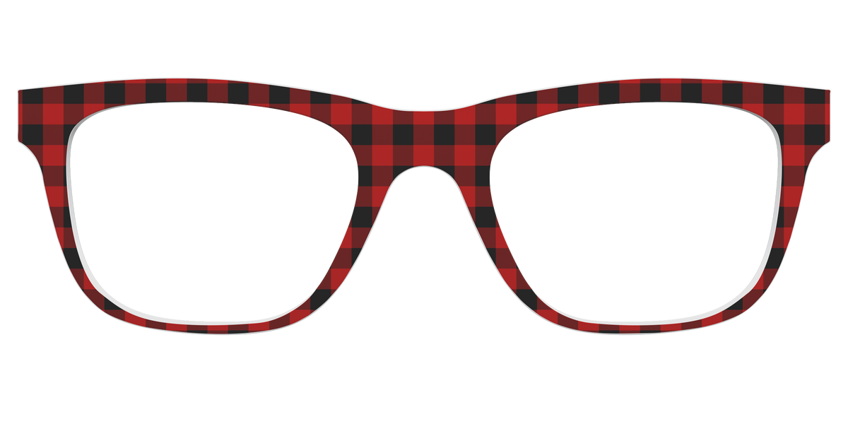 The Buffalo Plaid - Front Top Image - Pair Eyewear