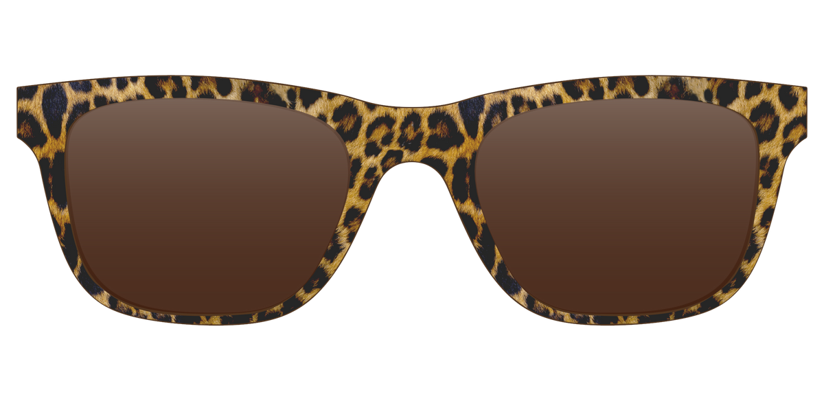 The Polarized Cheetah Spots Sun Top - Front Top Image - Pair Eyewear