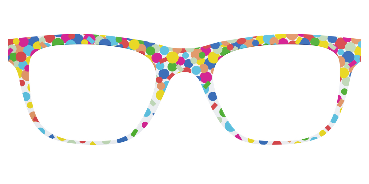The Confetti - Front Top Image - Pair Eyewear