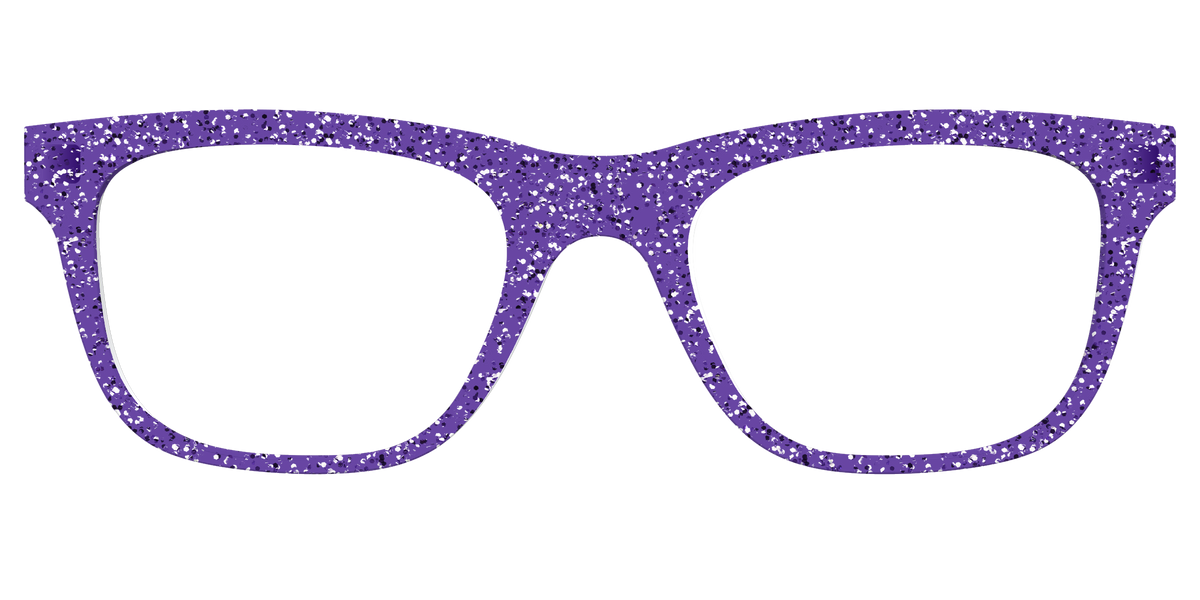 The Electric Purple Sparkle - Front Top Image - Pair Eyewear