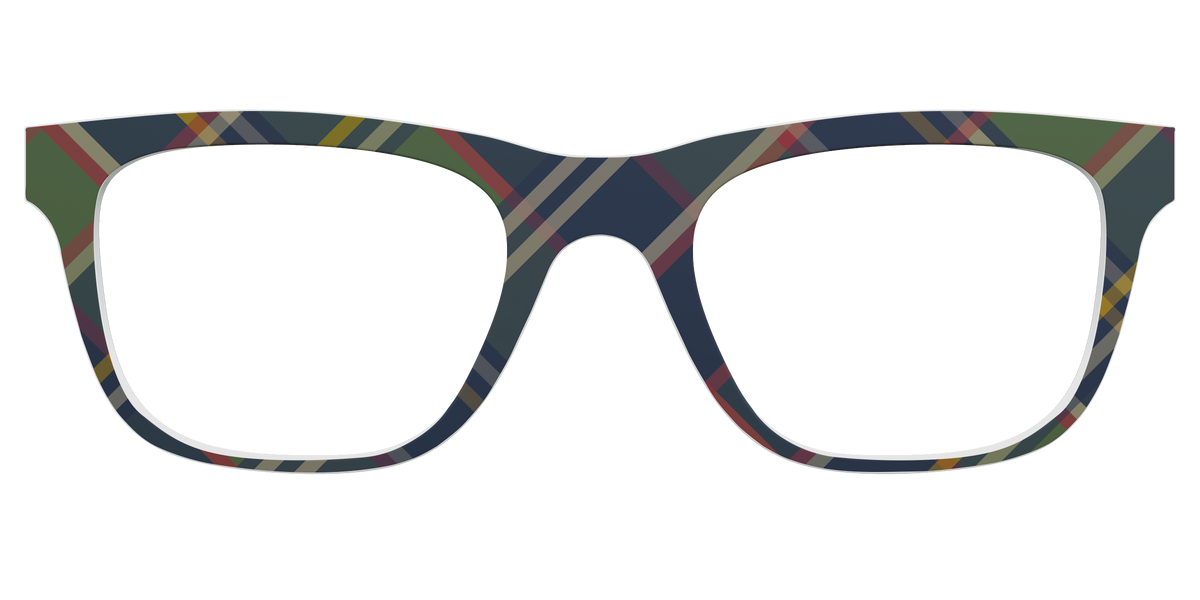 The Flannel Plaid - Front Top Image - Pair Eyewear