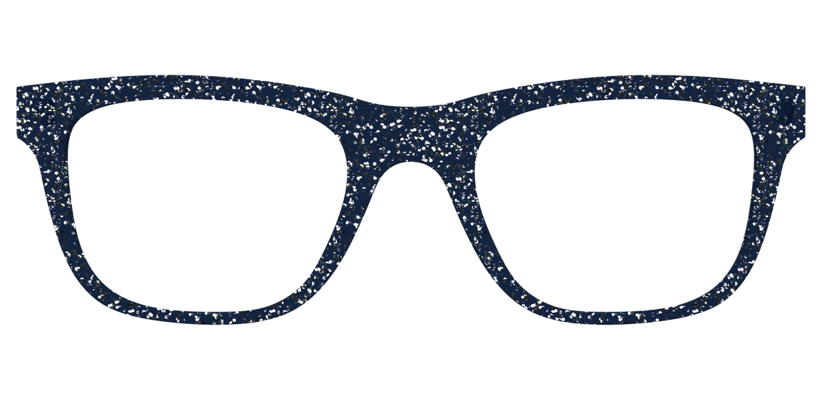 The Navy Sparkle - Front Top Image - Pair Eyewear