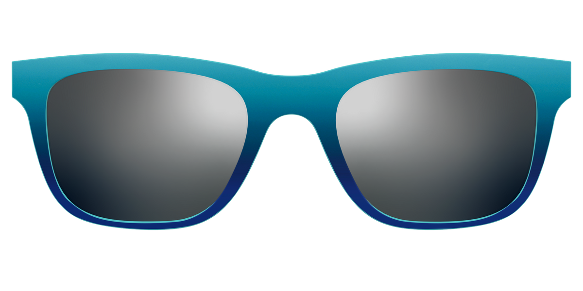 The Polarized Ocean Blue Sun Top - Front Top Image - Pair Eyewear