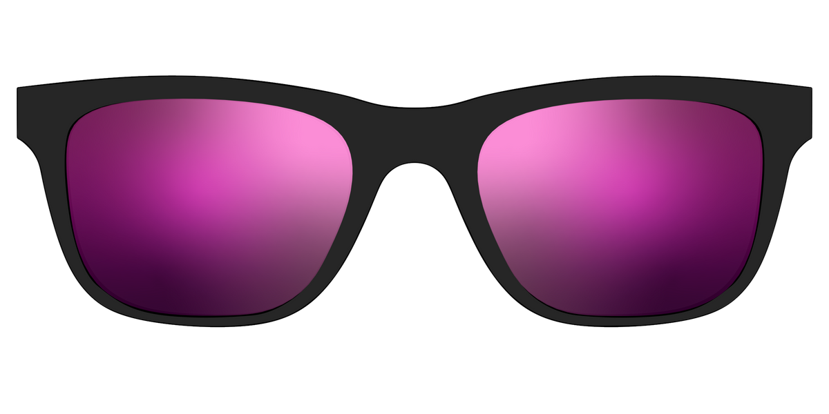 The Polarized Pink Reflective Sun Top - Front Top Image - Pair Eyewear