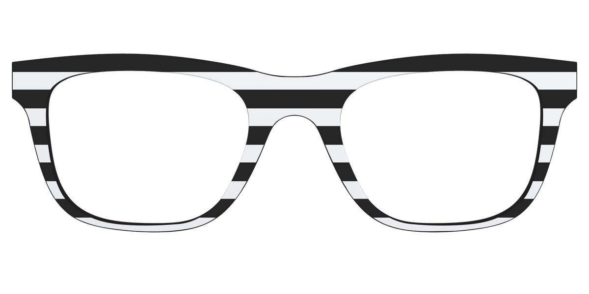 The Striped - Front Top Image - Pair Eyewear