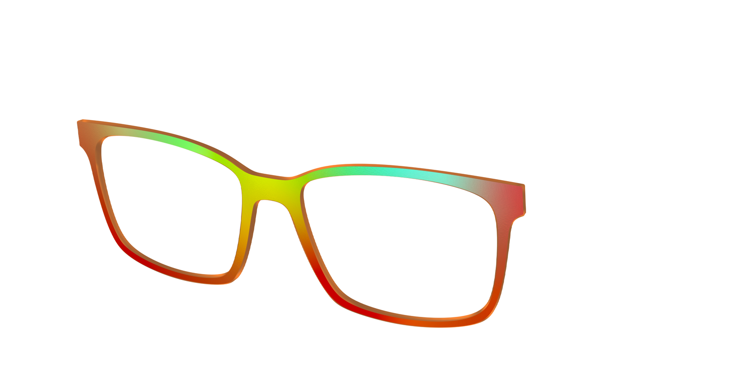 The Apricot Ombre - Angle Top Image - Pair Eyewear