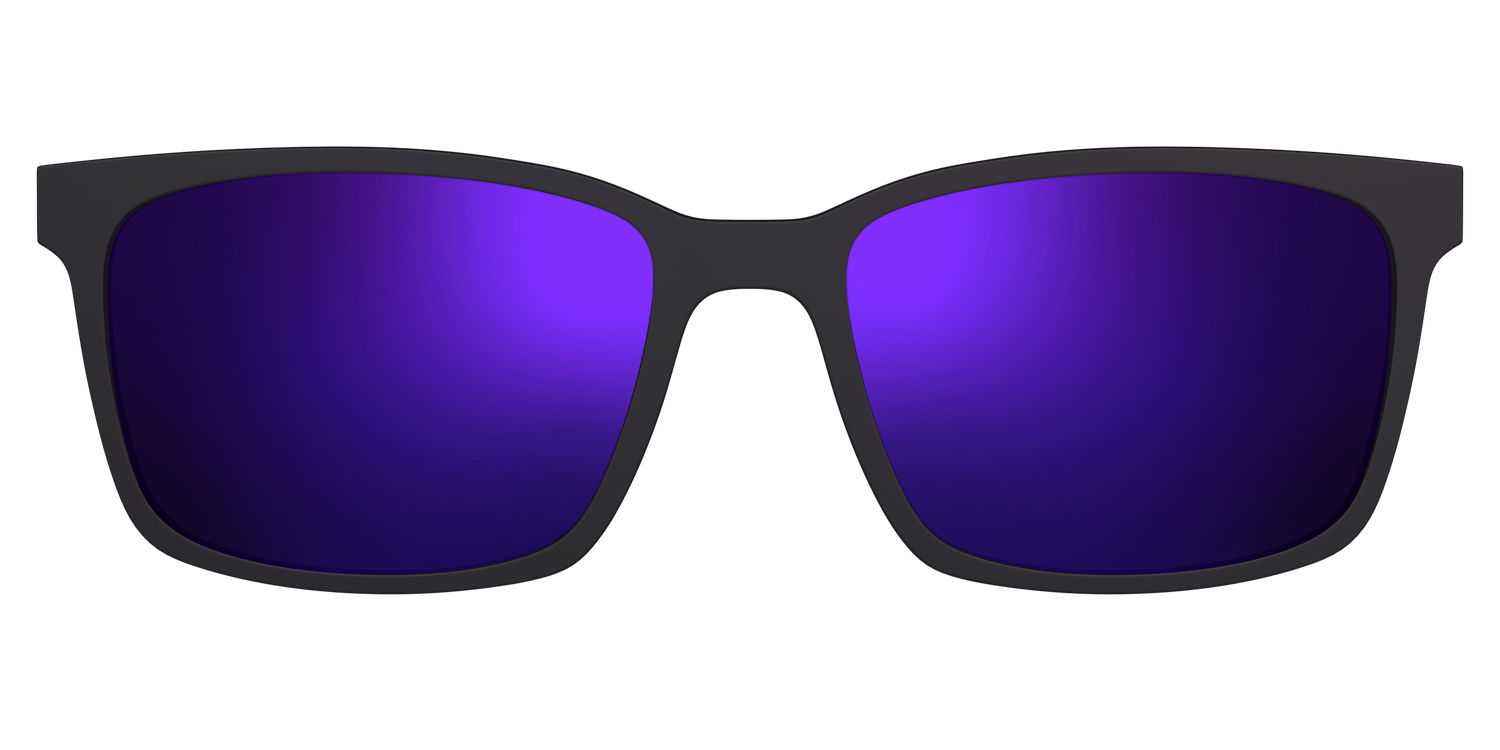 The Polarized Purple Reflective Sun Top - Lifestyle Kirby Top Image - Pair Eyewear