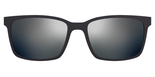 The Polarized Silver Reflective Sun Top - Kirby Top - Pair Eyewear