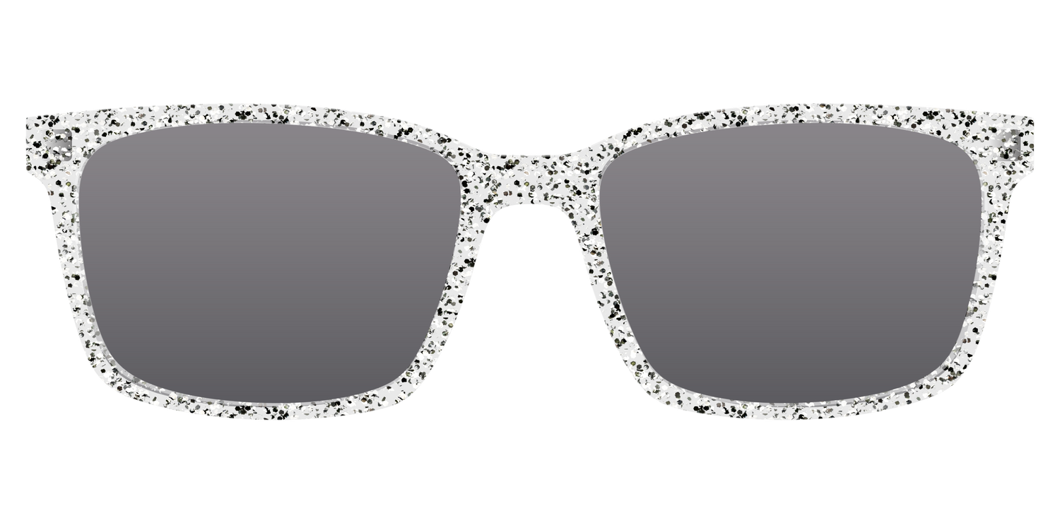 The Polarized Silver Sparkle Sun Top - Lifestyle Kirby Top Image - Pair Eyewear