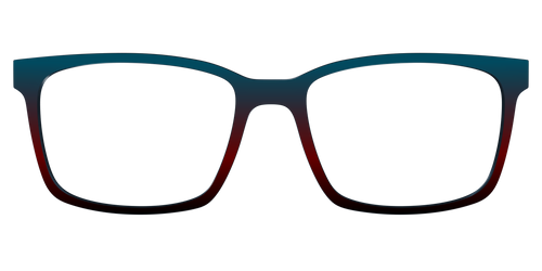 The Teal to Espresso Gradient - Kirby Top - Pair Eyewear
