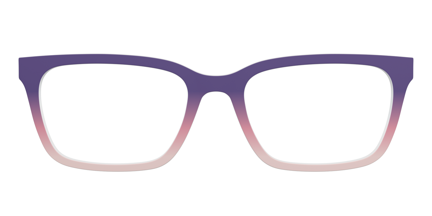 The Acai to Blush Gradient - Front Top Image - Pair Eyewear