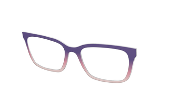 The Acai to Blush Gradient - Angle Top Thumbnail - Pair Eyewear