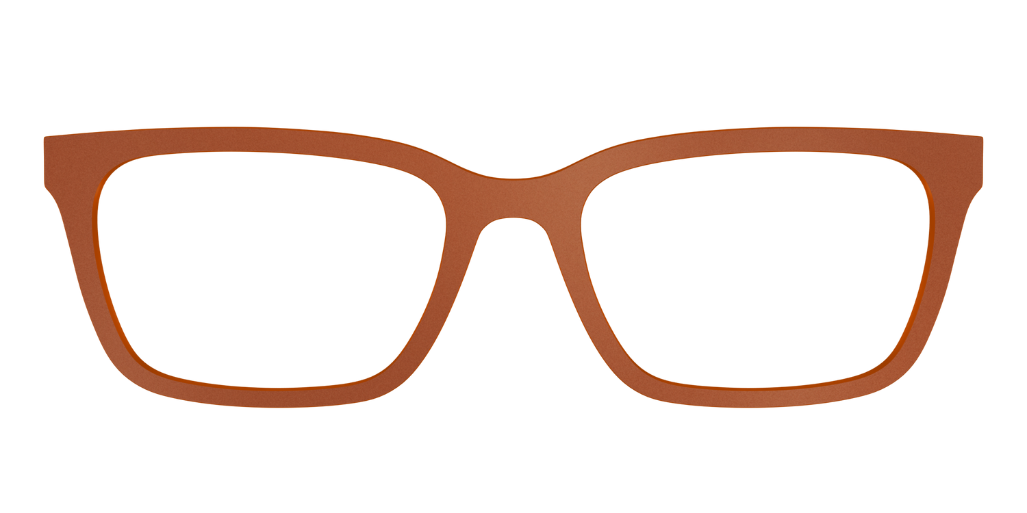 The Matte Sienna - Front Top Image - Pair Eyewear