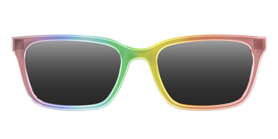 The Polarized Rainbow Gradient Sun Top - Front Top Thumbnail - Pair Eyewear