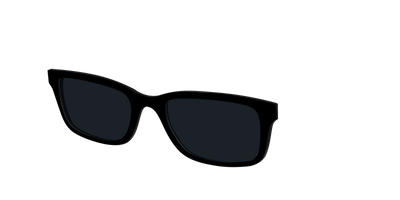 The Non-Polarized Black Sun Top - Angle Top Thumbnail - Pair Eyewear