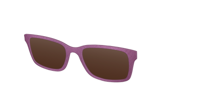 The Polarized Brushed Rose Sun Top - Angle Top Thumbnail - Pair Eyewear