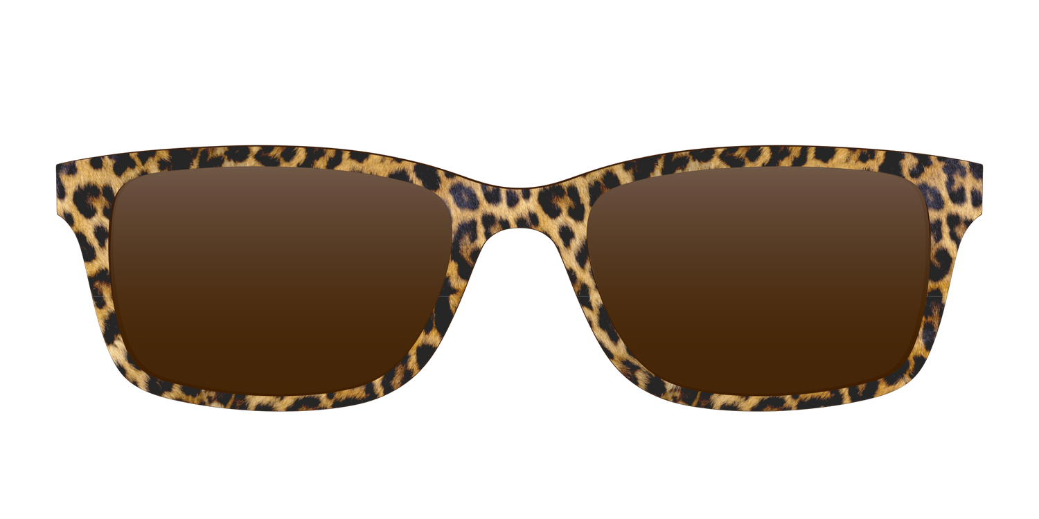 The Polarized Cheetah Spots Sun Top - Front Top Image - Pair Eyewear