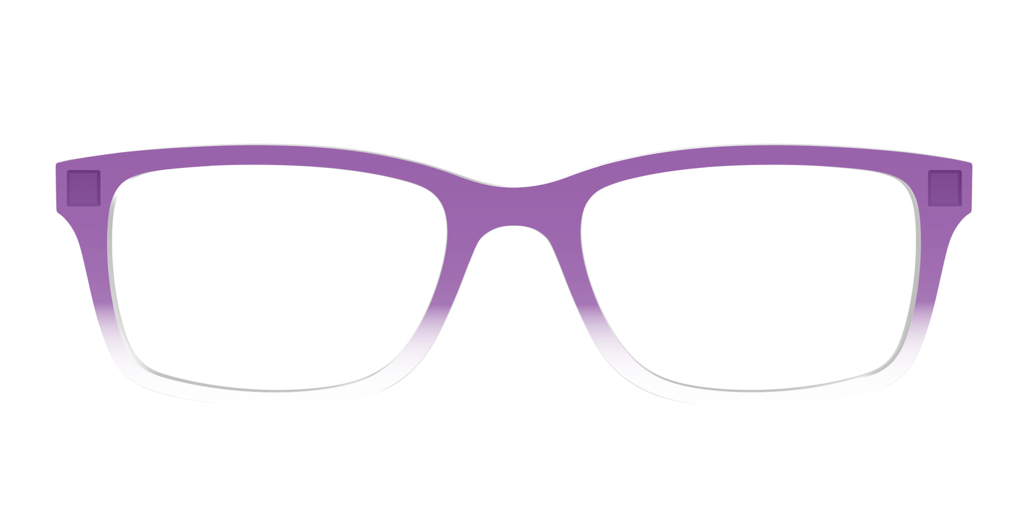 The Grape Gradient Crystal - Front Top Image - Pair Eyewear