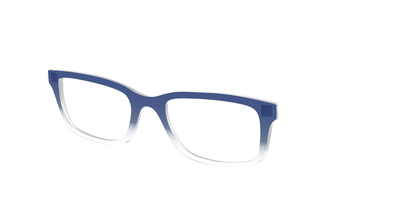 The Navy Gradient Crystal - Angle Top Thumbnail - Pair Eyewear