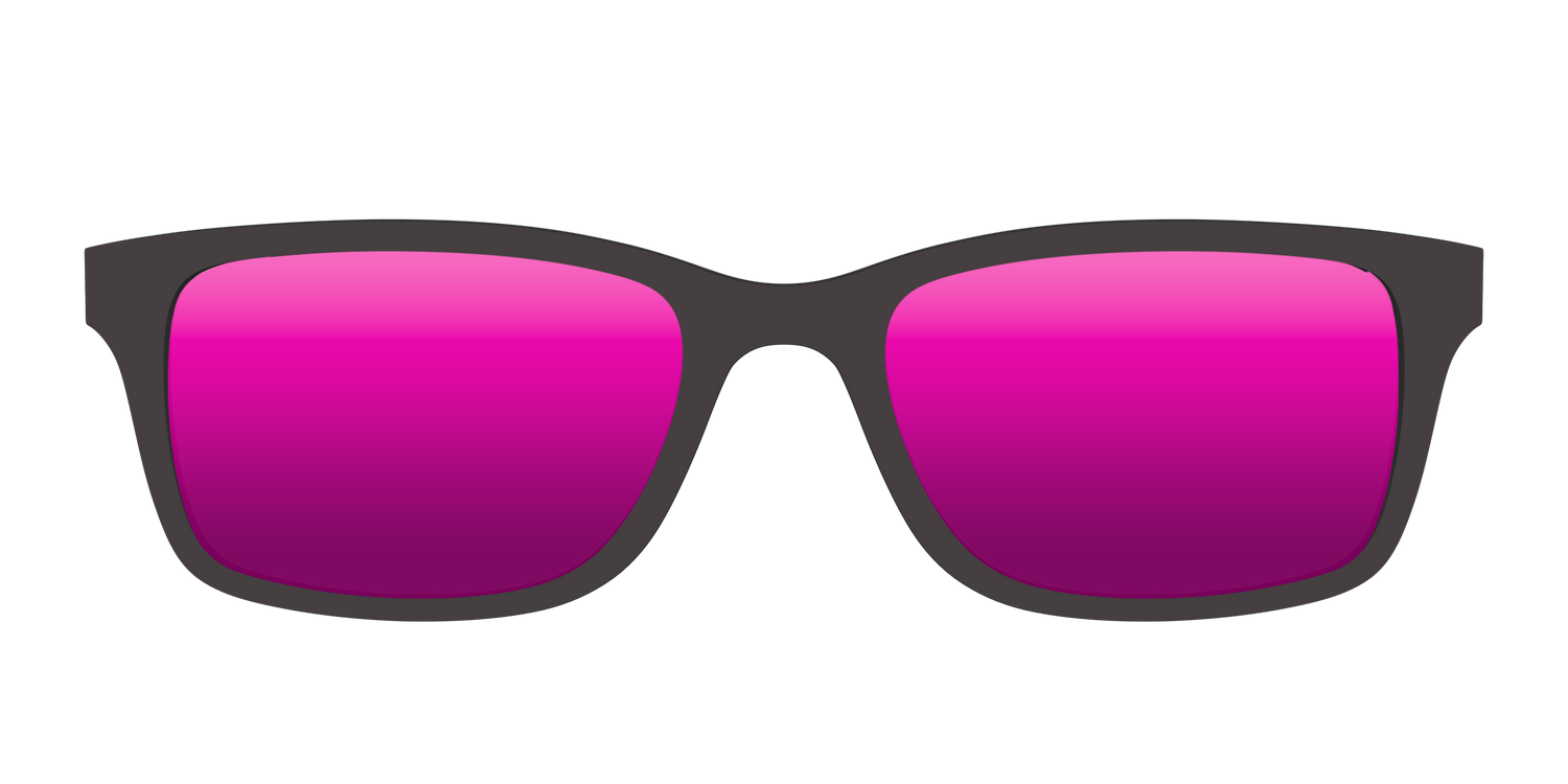 The Polarized Pink Reflective Sun Top - Front Top Image - Pair Eyewear