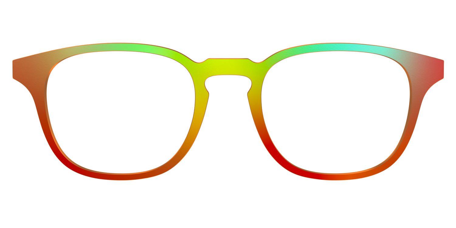 The Apricot Ombre - Front Top Image - Pair Eyewear