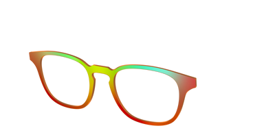 The Apricot Ombre - Angle Top Thumbnail - Pair Eyewear
