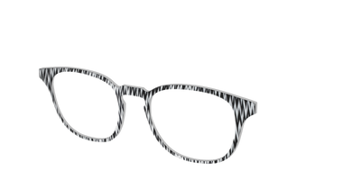 The B&W Chevron - Angle Top Thumbnail - Pair Eyewear