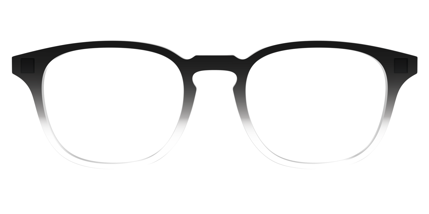 The Black Gradient Crystal - Front Top Image - Pair Eyewear