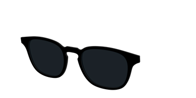 The Non-Polarized Black Sun Top - Angle Top Thumbnail - Pair Eyewear