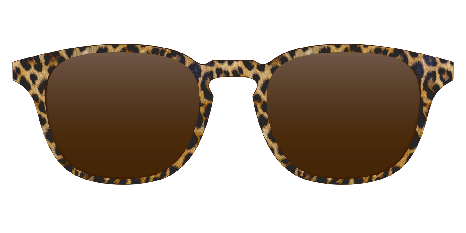 The Polarized Cheetah Spots Sun Top - Front Top Image - Pair Eyewear