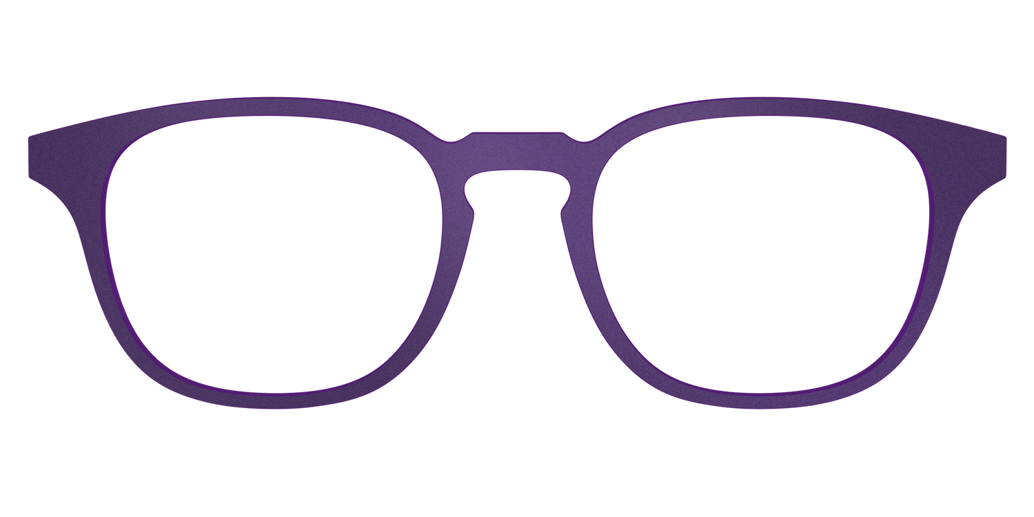 The Matte Eggplant - Front Top Image - Pair Eyewear