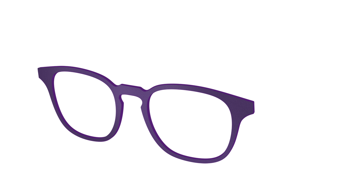 The Matte Eggplant - Angle Top Image - Pair Eyewear