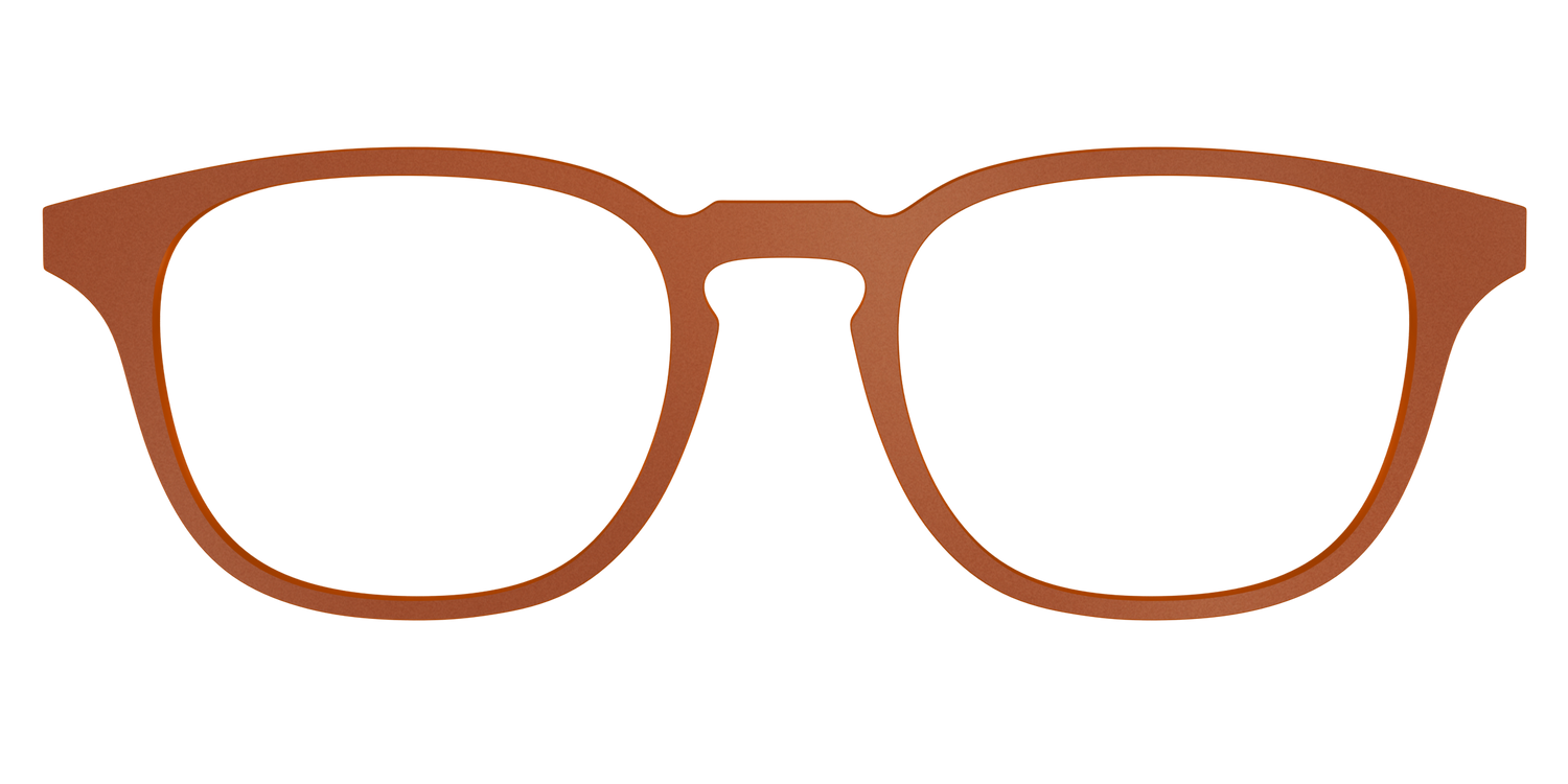 The Matte Sienna - Front Top Image - Pair Eyewear