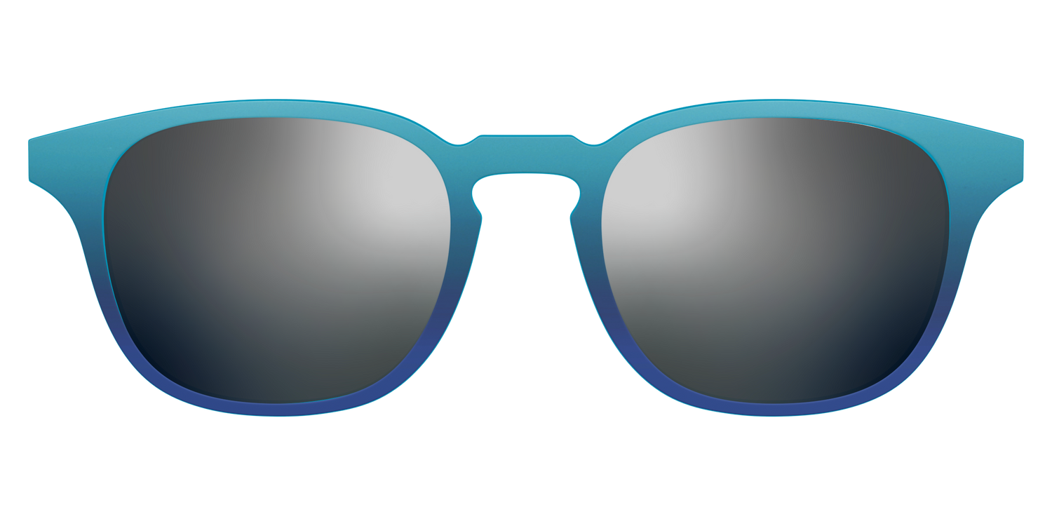 The Polarized Ocean Blue Sun Top - Front Top Image - Pair Eyewear