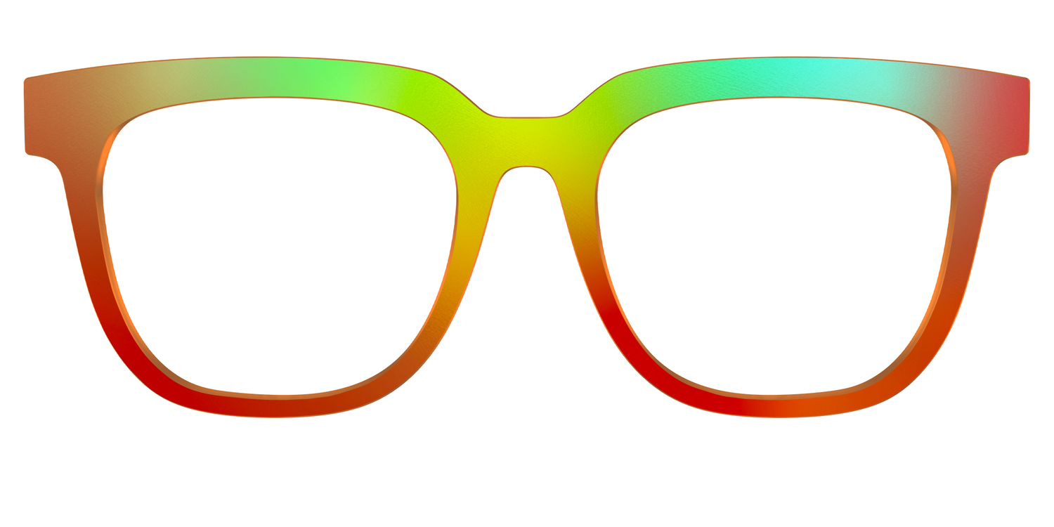The Apricot Ombre - Front Top Image - Pair Eyewear