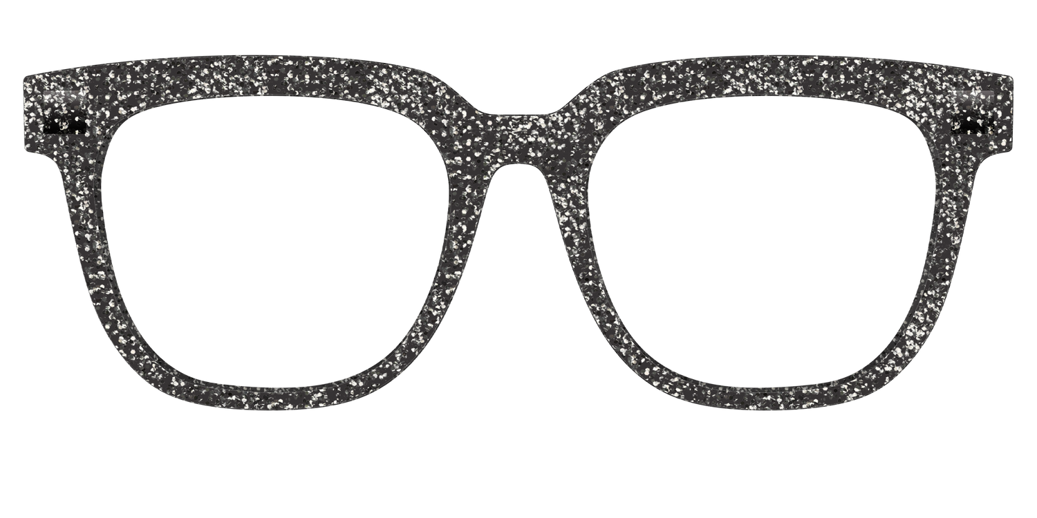 The Black Sparkle - Front Top Image - Pair Eyewear