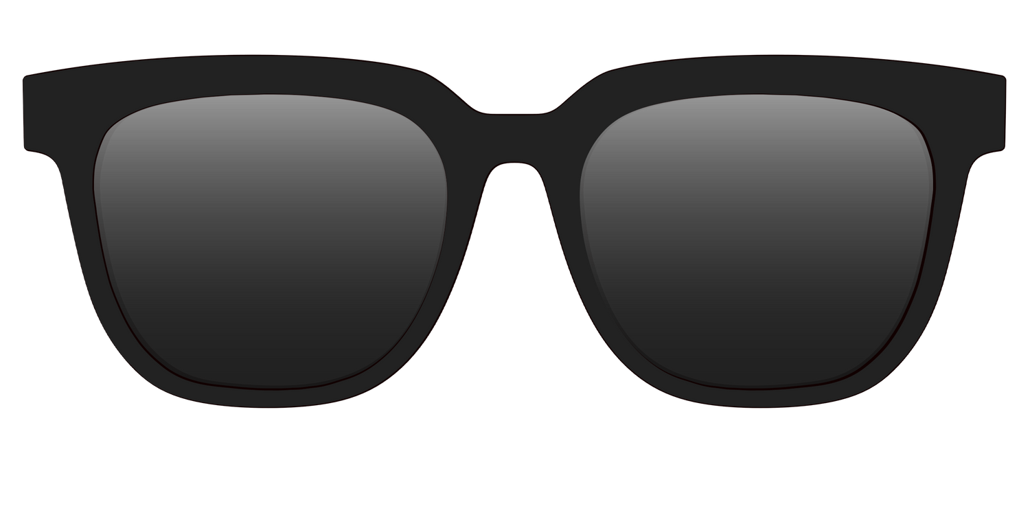 The Polarized Black Sun Top - Front Top Image - Pair Eyewear