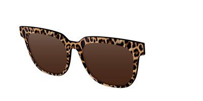 The Polarized Cheetah Spots Sun Top - Angle Top Thumbnail - Pair Eyewear