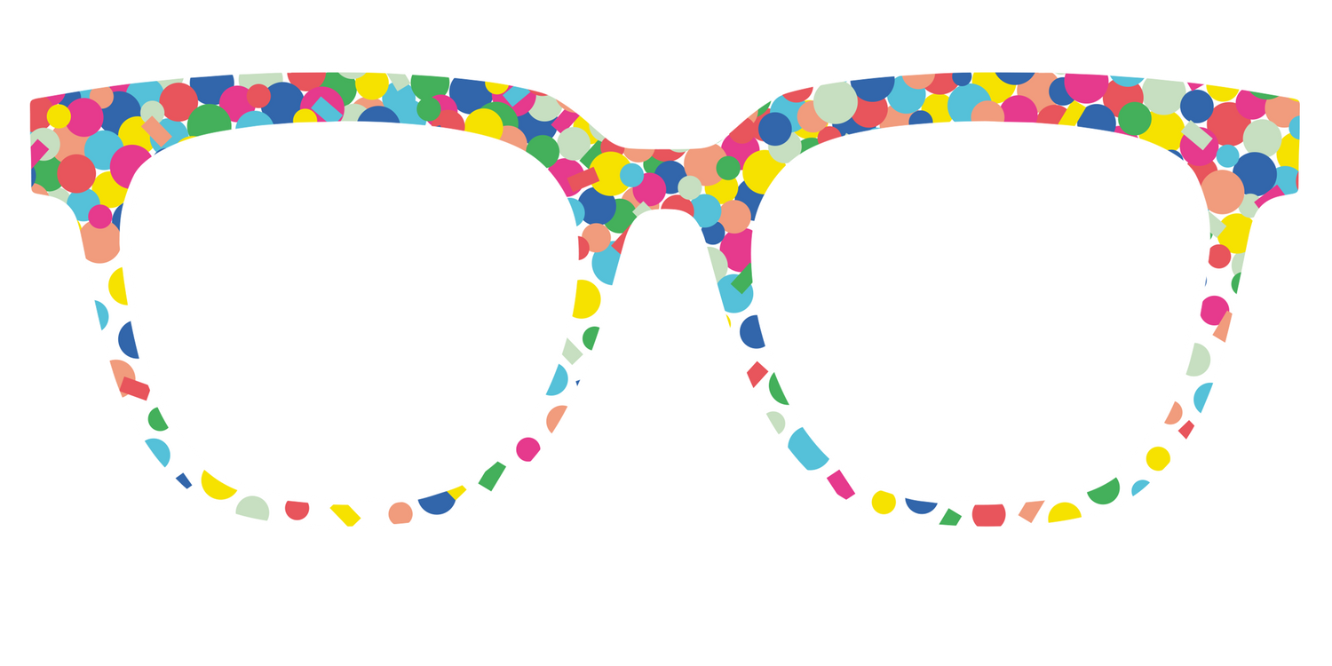 The Confetti - Front Top Image - Pair Eyewear