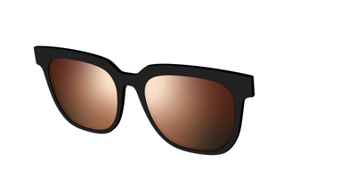 The Polarized Gold Reflective Sun Top - Angle Top Thumbnail - Pair Eyewear