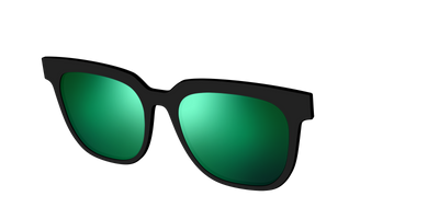 The Polarized Green Reflective Sun Top - Angle Top Thumbnail - Pair Eyewear