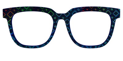 The Holographic Diamonds - Front Top Thumbnail - Pair Eyewear