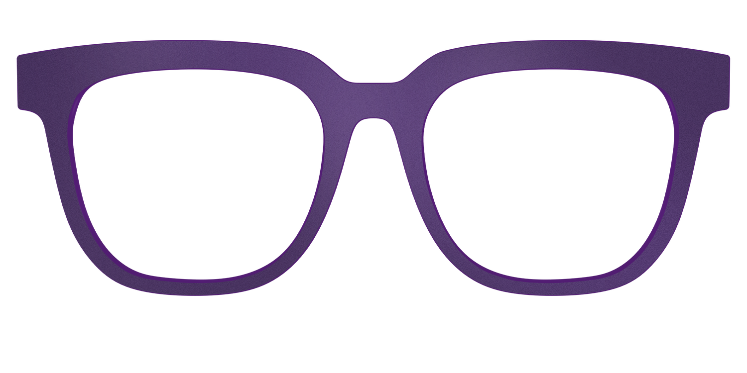The Matte Eggplant - Front Top Image - Pair Eyewear