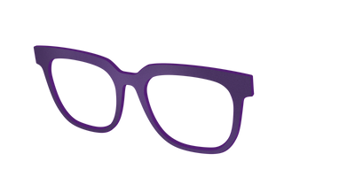 The Matte Eggplant - Angle Top Thumbnail - Pair Eyewear