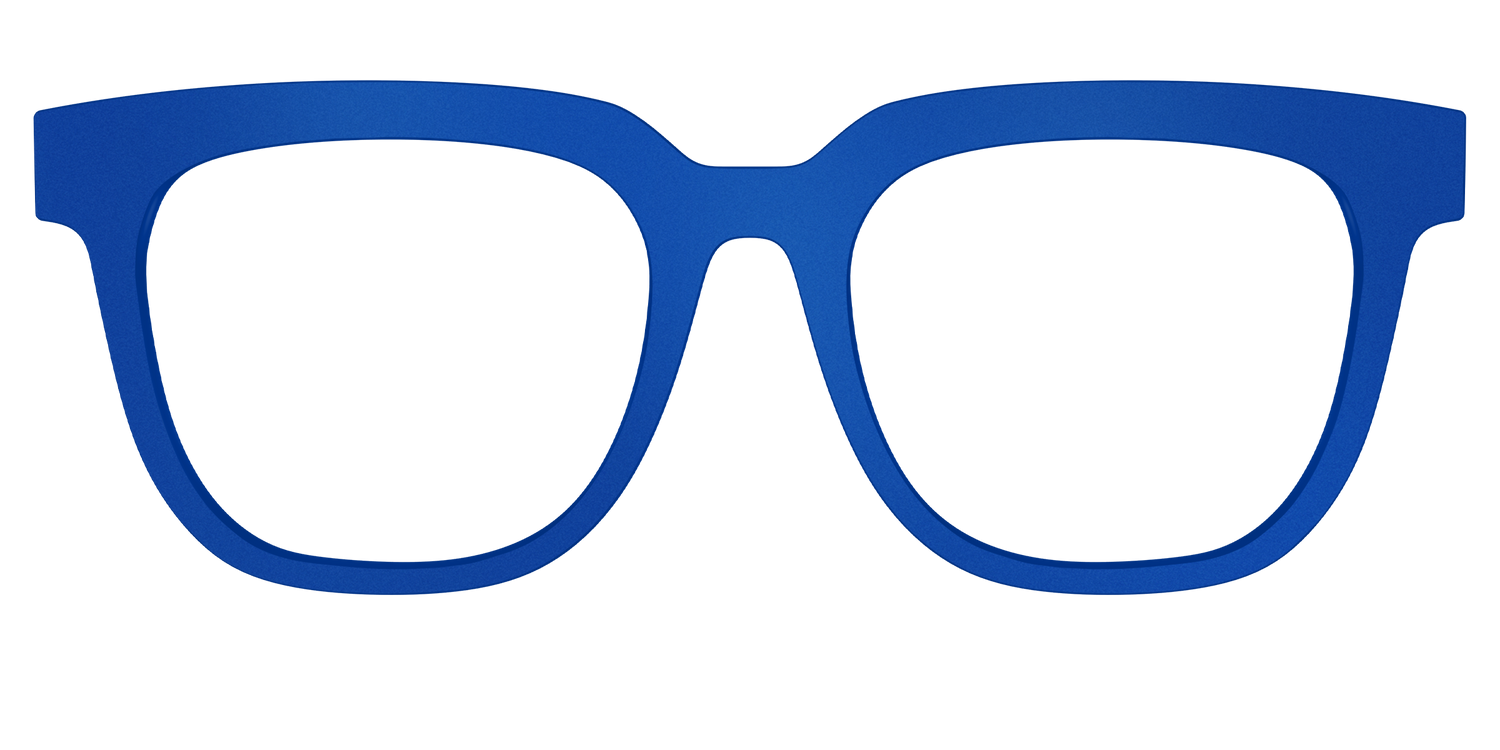 The Matte Indigo - Front Top Image - Pair Eyewear