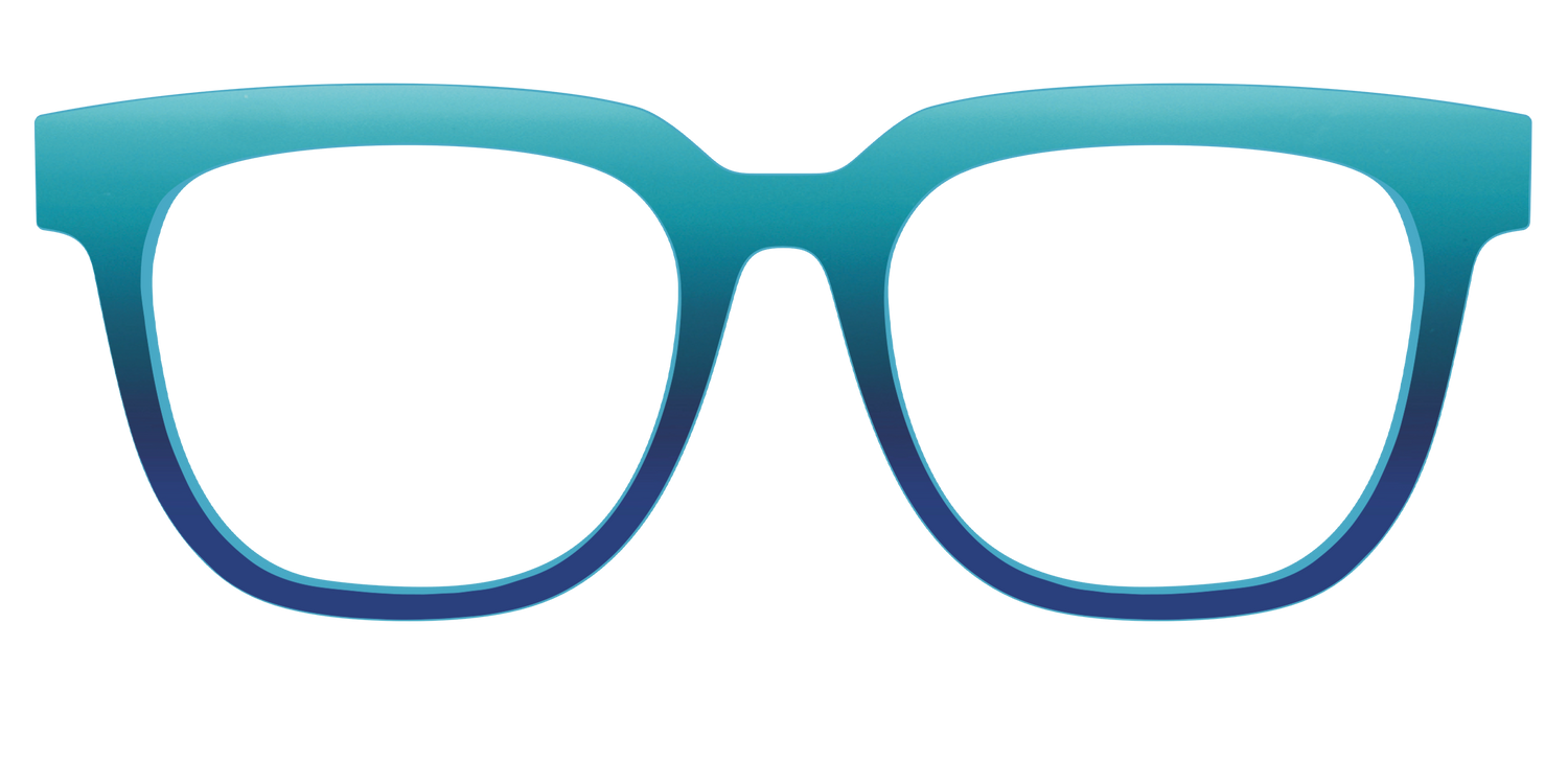 The Ocean Blue - Front Top Image - Pair Eyewear